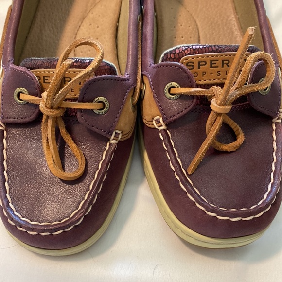 Sperry Top Sider Angelfish Metallic Wine - Picture 3 of 6